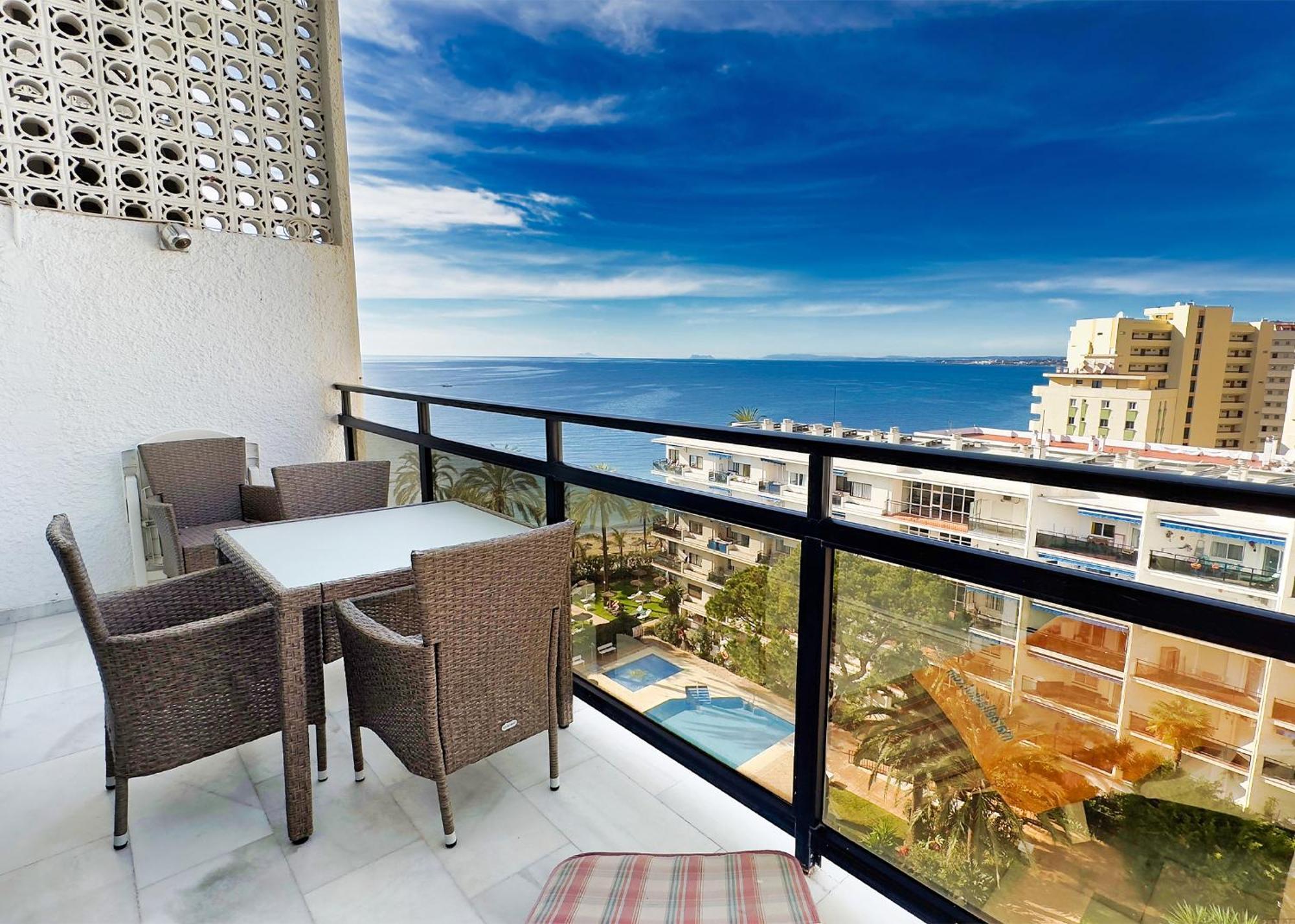 Skol 508 West Facing Duplex Apartment With Amazing Sea Views Marbella Bagian luar foto